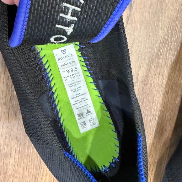 Rothy's The Lounge Loafer Flats in Black size 9.5 - Picture 6 of 7